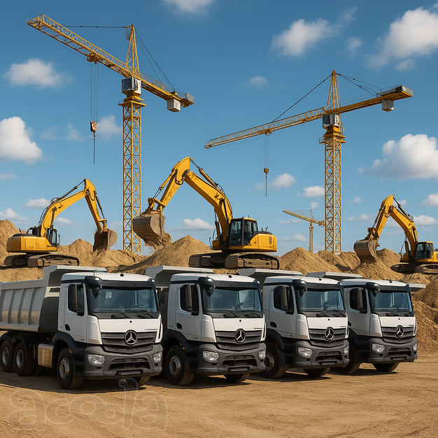 Автопарк Самосвалов готов к работе!